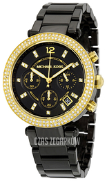 Michael Kors Czarny/Stal Ø39 mm MK6107