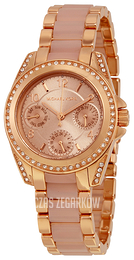 Michael Kors Blair Różowe złoto/Stal w kolorze różowego złota Ø33 mm MK6175
