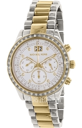 Michael Kors Brinkley Srebrny/Stal w odcieniu złota Ø41 mm MK6188