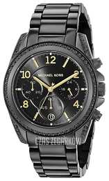 Michael Kors Blair Czarny/Stal Ø39 mm MK6283