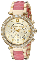 Michael Kors Parker Szampański/Stal w odcieniu złota Ø39 mm MK6363