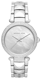 Michael Kors Parker Biały/Stal Ø38 mm MK6424