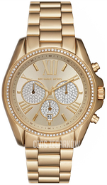 Michael Kors Bradshaw Żółte złoto/Stal w odcieniu złota Ø43 mm MK6538