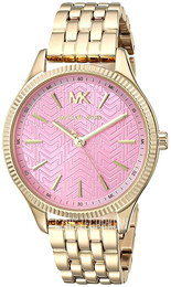 Michael Kors Lexington Różowy/Stal w odcieniu złota Ø36 mm MK6640