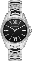 Michael Kors Whitney Czarny/Stal Ø38 mm MK6742