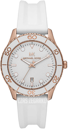 Michael Kors Biały/Guma Ø40 mm MK6853