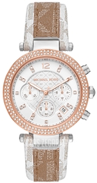 Michael Kors Parker Biały/PVC (Chlorek winylu) Ø39 mm MK6950