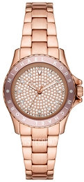 Michael Kors Kenly Różowe złoto/Stal w kolorze różowego złota Ø33 mm MK6956