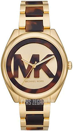 Michael Kors Żółte złoto/Żywica z tworzywa sztucznego Ø42 mm MK7136