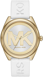 Michael Kors Biały/Guma Ø42 mm MK7141