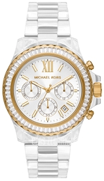 Michael Kors Everest VALUE_INKNOWN Biały/Stal Ø42 mm MK7238