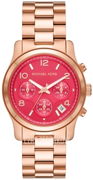 Michael Kors Runway Różowy/Stal w kolorze różowego złota Ø38 mm MK7352
