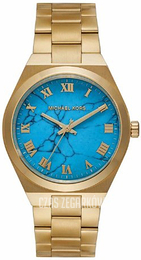 Michael Kors Lennox Niebieski/Stal w odcieniu złota Ø37 mm MK7460
