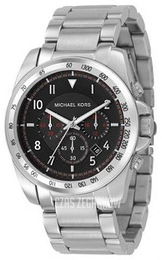 Michael Kors Czarny/Stal Ø45 mm MK8132