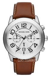 Michael Kors Mercer Biały/Skóra Ø45 mm MK8323