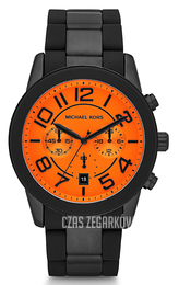 Michael Kors Runway Pomarańczowy/Stal Ø45 mm MK8327