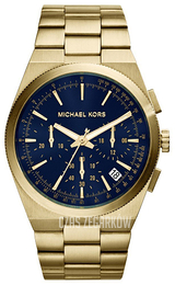 Michael Kors Channing Niebieski/Pozlacana Ø43 mm MK8338