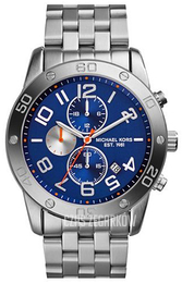 Michael Kors Niebieski/Stal Ø45 mm MK8348