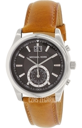 Michael Kors Aiden Czarny/Skóra Ø43 mm MK8416