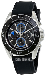 Michael Kors Jetmaster Czarny/Guma Ø43 mm MK8485