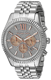 Michael Kors Lexington Zestaw kryształów/Stal Ø44 mm MK8515