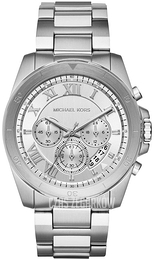 Michael Kors Brecken Srebrny/Stal Ø44 mm MK8562