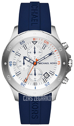 Michael Kors Biały/Guma Ø44 mm MK8566