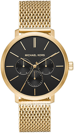 Michael Kors Czarny/Stal w odcieniu złota Ø42 mm MK8690