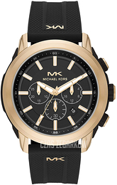 Michael Kors Czarny/Guma Ø45.7 mm MK8796