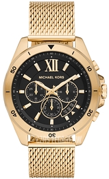 Michael Kors Brecken Czarny/Pozlacana Ø45 mm MK8867