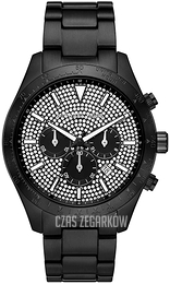 Michael Kors Layton Czarny/Stal Ø45 mm MK8899