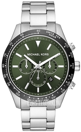Michael Kors Layton Zielony/Stal Ø45 mm MK8912
