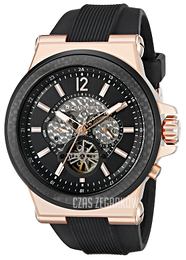 Michael Kors Dylan Czarny/Guma Ø48 mm MK9019