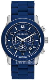 Michael Kors Runway Niebieski/Stal Ø45 mm MK9077