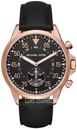 Michael Kors Access Czarny/Skóra Ø45 mm MKT4007