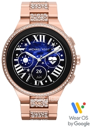 Michael Kors Gen 6 Stal w kolorze różowego złota Ø44 mm MKT5147