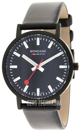 Mondaine Czarny/Skóra Ø36 mm A660.30314.64SBB.S