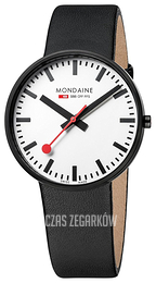 Mondaine Evo Giant Biały/Skóra Ø42 mm A660.30328.61SBB