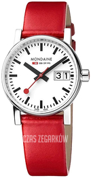 Mondaine Evo2 Biały/Skóra Ø30 mm MSE.30210.LCV.SET