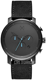 MVMT Chrono Szary/Skóra Ø45 mm MC01-GUBL