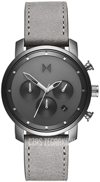 MVMT Szary/Skóra Ø40 mm MC02-BBLGR