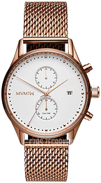 MVMT Voyager Biały/Stal w kolorze różowego złota Ø42 mm MV01-RGM