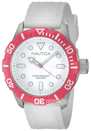 Nautica Analog Biały/Guma Ø44 mm A11603G