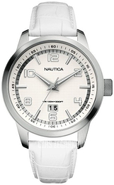 Nautica Nct Biały/Skóra Ø42 mm A13559G
