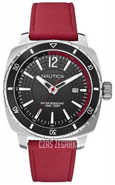 Nautica Analog Czarny/Skóra A13638G
