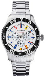 Nautica NST Biały/Stal Ø44 mm A14630G