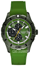 Nautica NST Zielony/Guma Ø43 mm A14693G