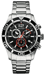Nautica NST Czarny/Stal Ø43 mm A16666G
