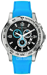 Nautica Chronograph Czarny/Guma Ø46 mm A19604G