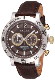 Nautica NWS 200 Brązowy/Skóra Ø46 mm A21013G